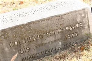 Col Henry Petty Cayce