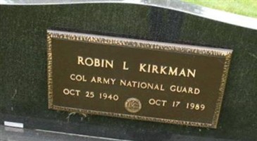 Col Robin Lee Kirkman