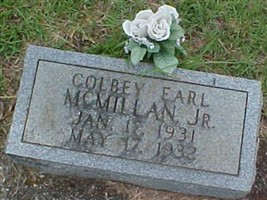 Colbey Earl McMillan, Jr Colbey Earl McMillan, Jr
