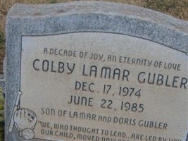 Colby Lamar Gubler Colby Lamar Gubler
