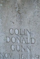 Colin Donald Gunn Colin Donald Gunn