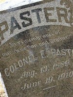 Colonel E. Paster
