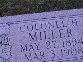 Colonel H. Miller