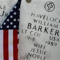 Lt Colonel Havelock William Barker