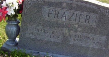 Colonel W Frazier