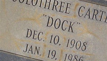 Colothree "Dock" Carter