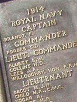 Lieut-Commander Bertie William Bluett