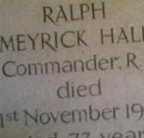 Commander Ralph Meyrick Hall