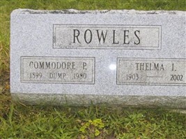 Commodore P Rowles Commodore P Rowles