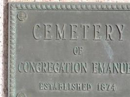 Congregation Emanuel Cemetery