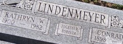Conrad A Lindenmeyer Conrad A Lindenmeyer