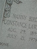 Constance "Nanny Bird" Lawson Froebel Constance "Nanny Bird" Lawson Froebel