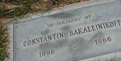 Constantin Bakaleinikoff