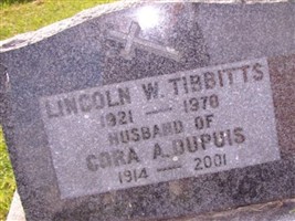 Cora A Dupuis Tibbitts Cora A Dupuis Tibbitts