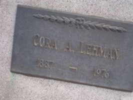 Cora A Lehman Cora A Lehman