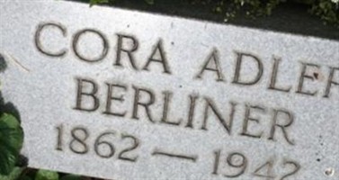 Cora Adler Berliner