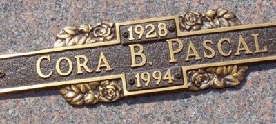 Cora B. Pascal Cora B. Pascal