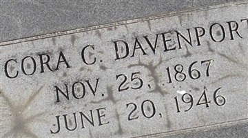 Cora C. Davenport Cora C. Davenport