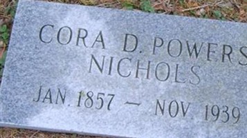 Cora D Powers Nichols Cora D Powers Nichols