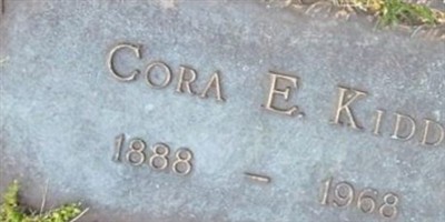 Cora E. Kidd Cora E. Kidd