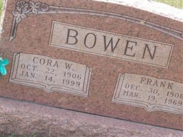 Cora Ellen Wright Bowen Cora Ellen Wright Bowen