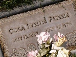 Cora Evelyn Russell PRIBBLE Cora Evelyn Russell PRIBBLE