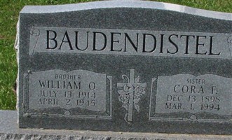 Cora F Baudendistel