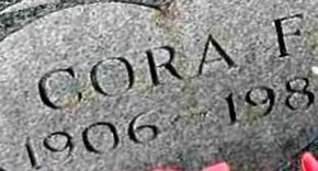 Cora F. Rutter