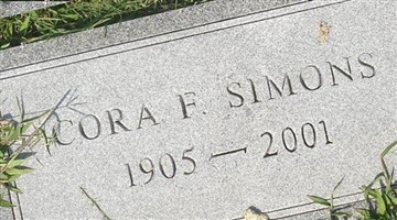 Cora F. Simons