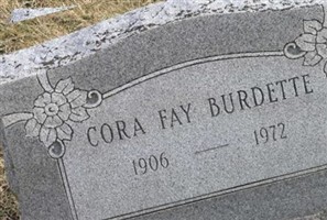Cora Faye Burdette Cora Faye Burdette