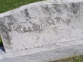 Cora Givens Rader Cora Givens Rader