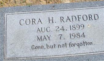 Cora H. Radford