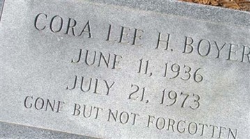 Cora Lee Hutto Boyer
