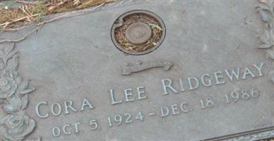 Cora Lee Robinson Ridgeway