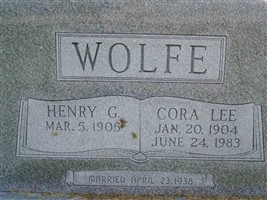 Cora Lee Wolfe Cora Lee Wolfe