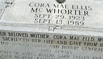Cora Mae Ellis McWhorter