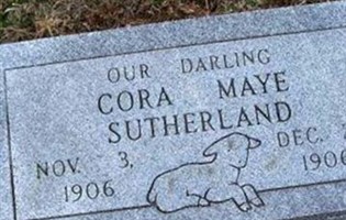 Cora Maye Sutherland Cora Maye Sutherland