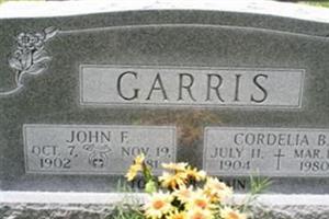 Cordelia B Garris