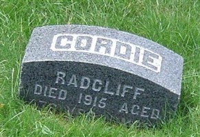 Cordelia A. "Cordie" Shoemaker Radcliffe Cordelia A. "Cordie" Shoemaker Radcliffe