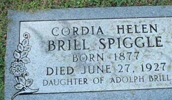 Cordia Helen Brill Spiggle