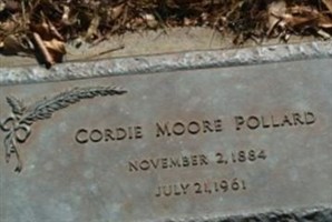 Cordie Moore Pollard Cordie Moore Pollard