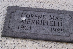Corene Mae Mott Merrifield Corene Mae Mott Merrifield