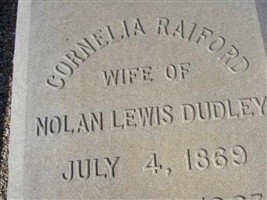 Cornelia Raiford Dudley Cornelia Raiford Dudley