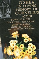 Cornelius "Con" O'Shea Cornelius "Con" O'Shea