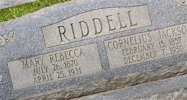 Cornelius Jackson Riddell