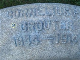 Cornelius P Crouter Cornelius P Crouter