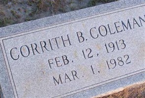 Corrith B. Coleman Corrith B. Coleman