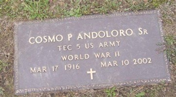 Cosmo P Andoloro, Sr Cosmo P Andoloro, Sr