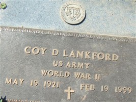 Coy D Lankford Coy D Lankford