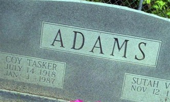 Coy Tasker Adams Coy Tasker Adams